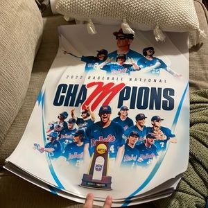 Ole miss baseball championship poster